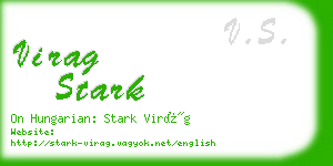 virag stark business card